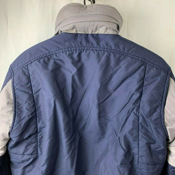 Vintage Obermeyer Ski Snow Jacket L Blue Grey - Picture 5 of 6